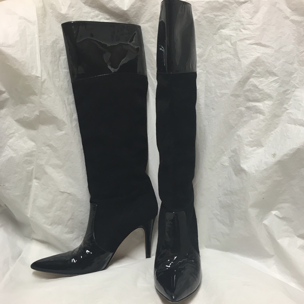 Sale☆ Kate Spade Suede & Patent Boots 6 Heels